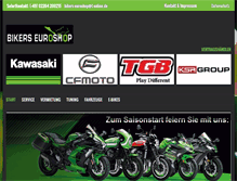 Tablet Screenshot of bikers-euroshop.de